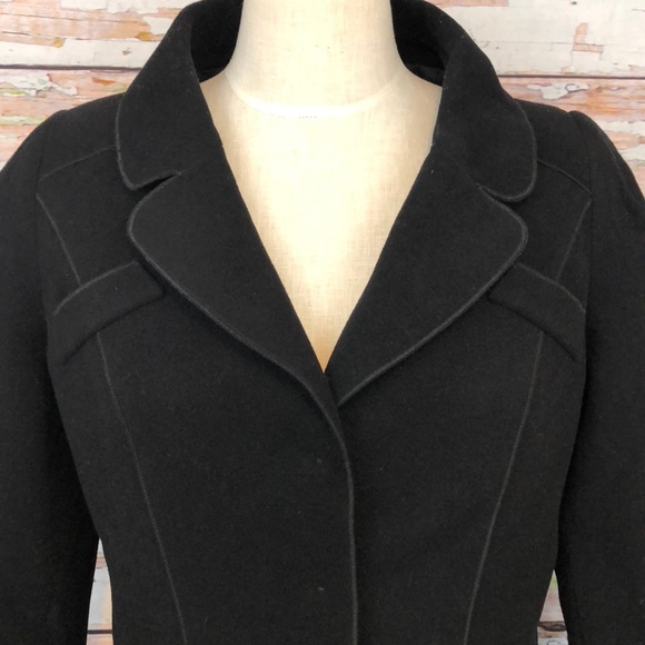 NEW Doncaster Black Felted Wool Jacket - Picture 4 of 7